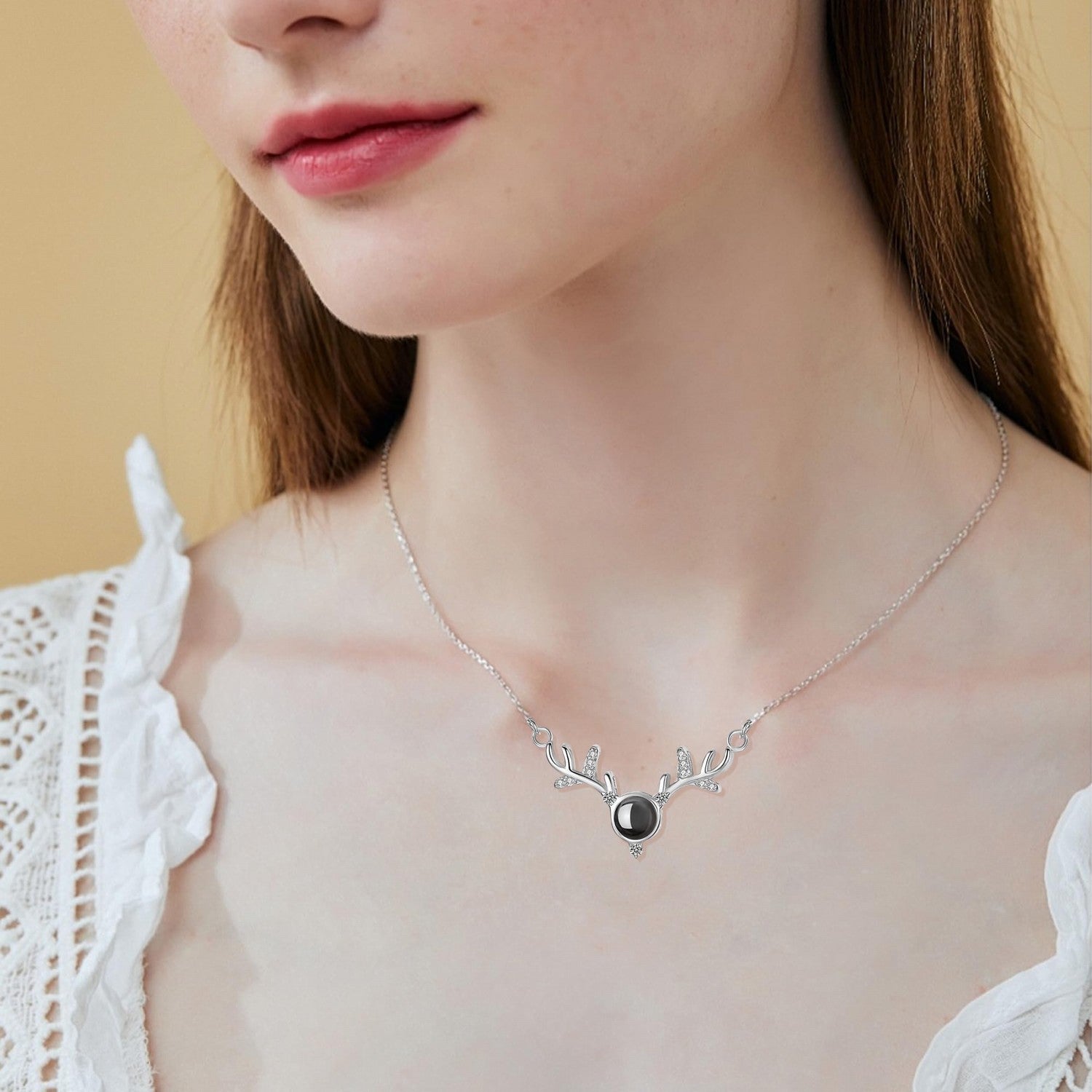 Old English Initial Necklace: Personalized Letter Charm