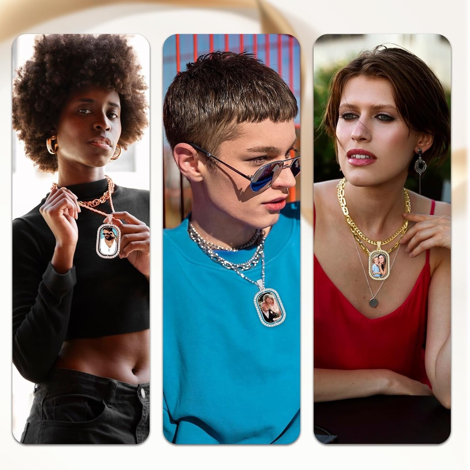 Personalized Name And Cartoon Character Necklaces Pendants Customized Jewelry Nameplate Choker Necklace For Him Her Kids