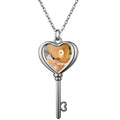 Heart Locket Pendant necklace for Women Photo Silver Lockets Necklaces that Holds Pictures Jewelry