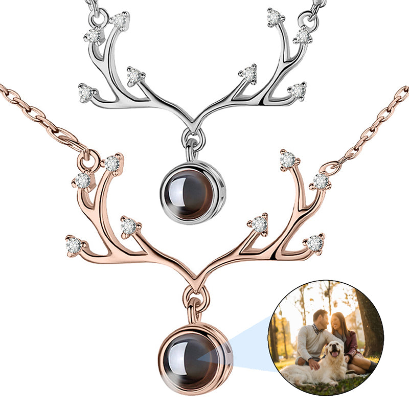 Fingerprint from Photo Memorial Necklace Dog Tag Military Army Style for Men or Women Loss of Loved One Custom Keepsake Pendant Gift (C.2)