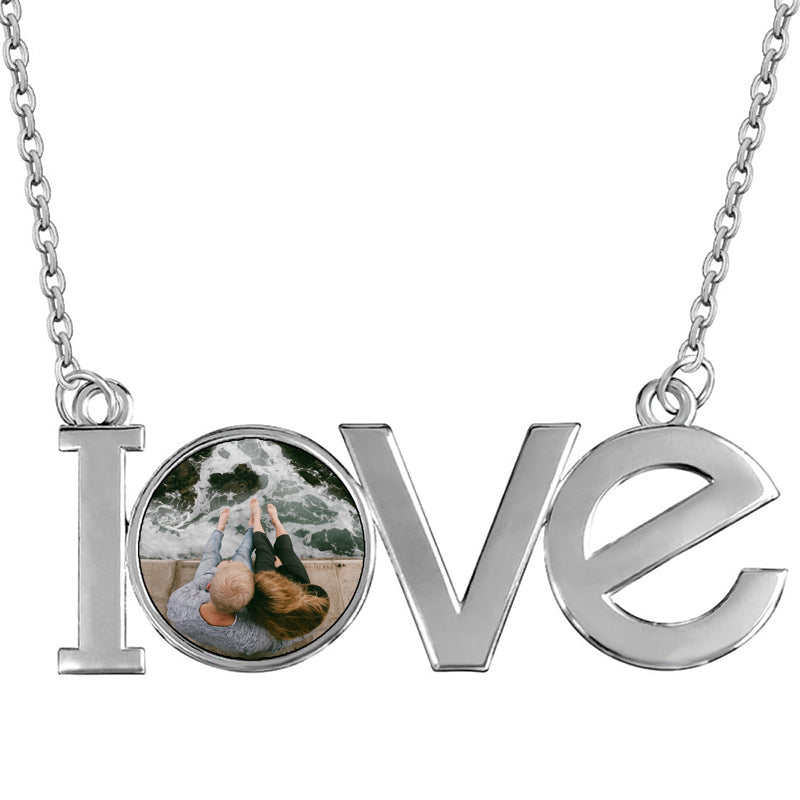 Camera Projection Necklace, Photo Projection Necklace, Best Friend Gift, Personalized Picture Inside Jewelry, Custom Memorial Photo Necklace