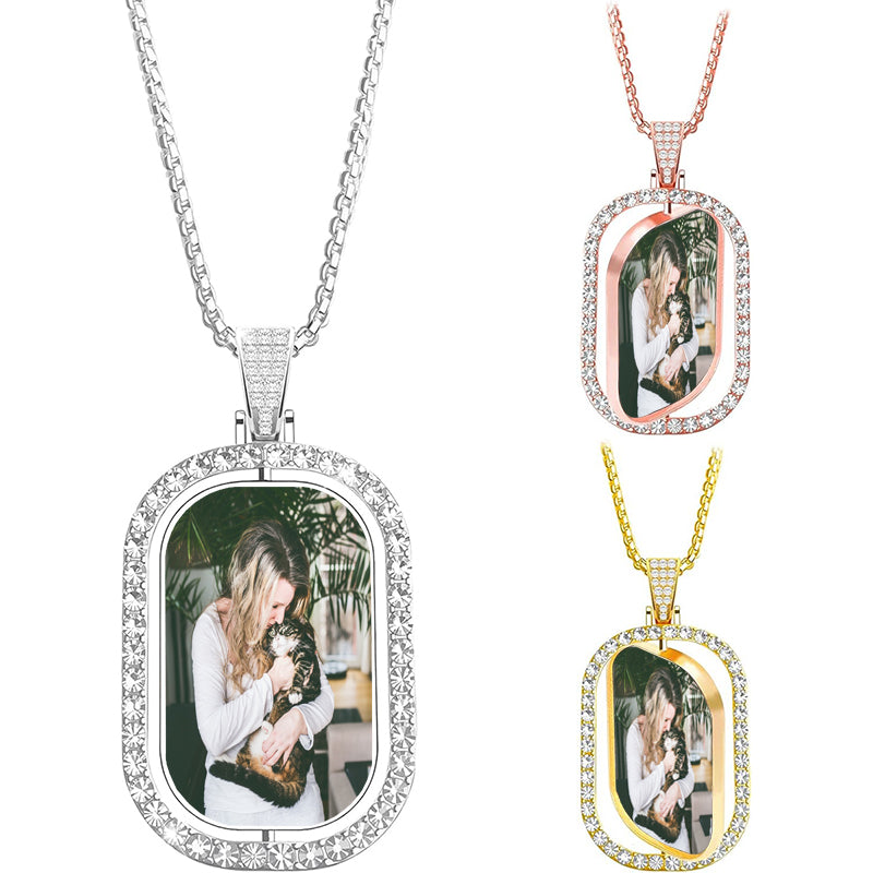 Diamond Handwriting Necklace - Personalized Nameplate Necklace by Sevgi Jewelry. , and Platinum. Custom Made in USA