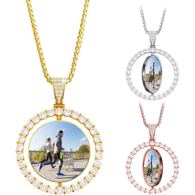 Personalized Photo Necklace, Custom Picture Necklace, Memorial Pet Gift, Memorial Jewelry, Birthday Gift, Gift for Mom, Mothers Day Gift