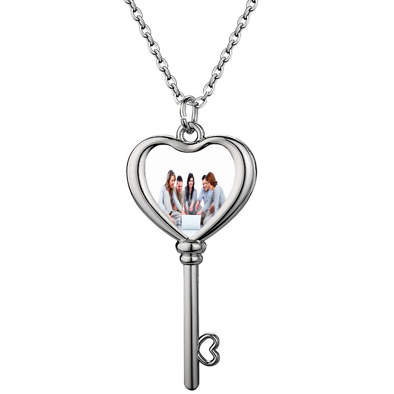 Personalized Photo Projection Necklace, Sterling Silver, Memorial Gift