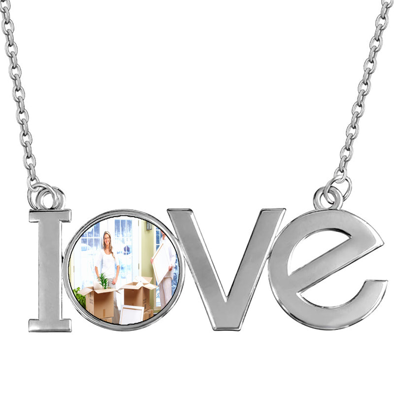 Custom Photo Dog Tag Pendant Necklace Engraving Date/Text/Pictures Stainless Steel Personalized Necklace for Men Women Boys Girls