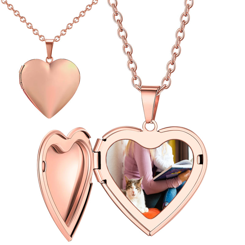 Custom Name Necklace with Photo Projection, Projection Photo Necklace, Birthday Gift, Gift for Her, Anniversary Gift, Gift for Grandma