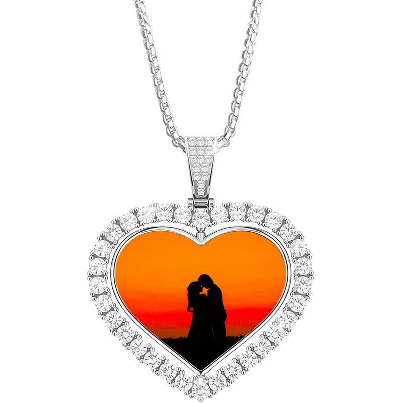 Custom Engraved Pet Portrait Necklace, Personalized Pet Photo Necklace, Dog Name Necklace, Pet Memorial Necklace, Gift for Pet Mom, Pet Loss