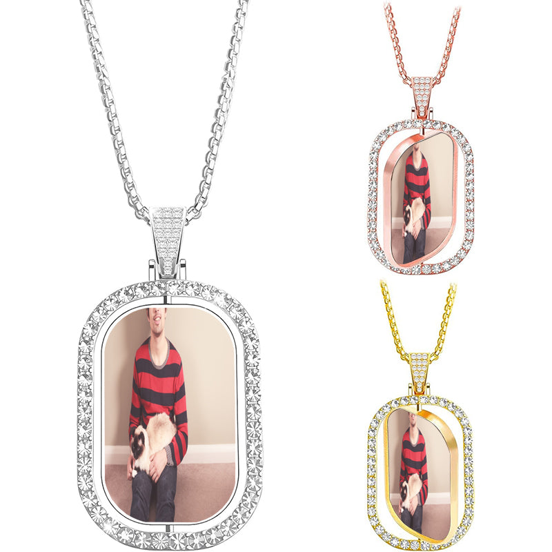 Classic Name Necklace - 24K Plated Sterling Silver - Personalized Name Pendant - Made in USA