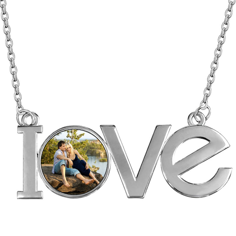 Opening Wing Photo Projection Necklace, Custom Photo Necklace, Memorial Photo Pendant, Gift for Her, Mom Necklace, Valentine Day Gift