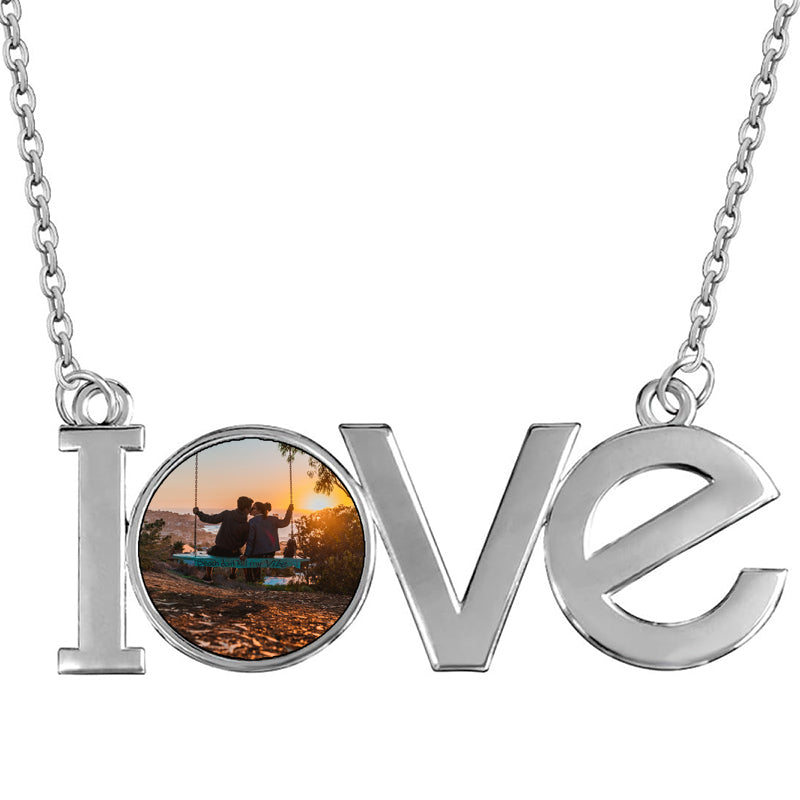 Custom Pave Locket Necklace, Multiplate Family Photo , Personalized Gift For New Mom, Grandma Gift