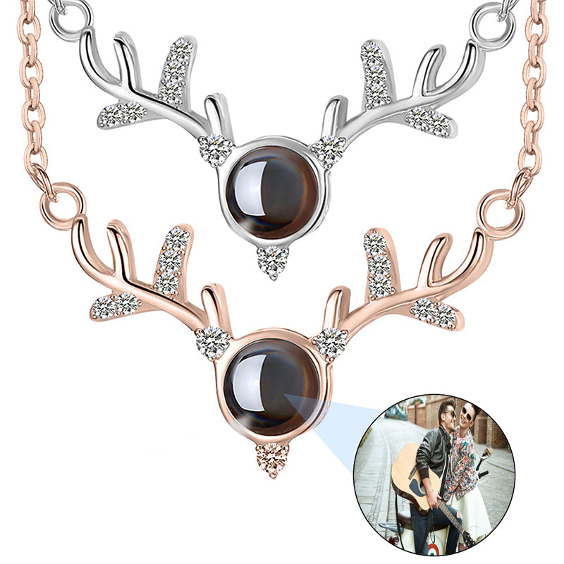 Custom Photo Engraved Necklace | Personalized Disc Round Pendant Silver Name Date Necklace Christmas Gift Mom Mother ID Cat Dog Collar