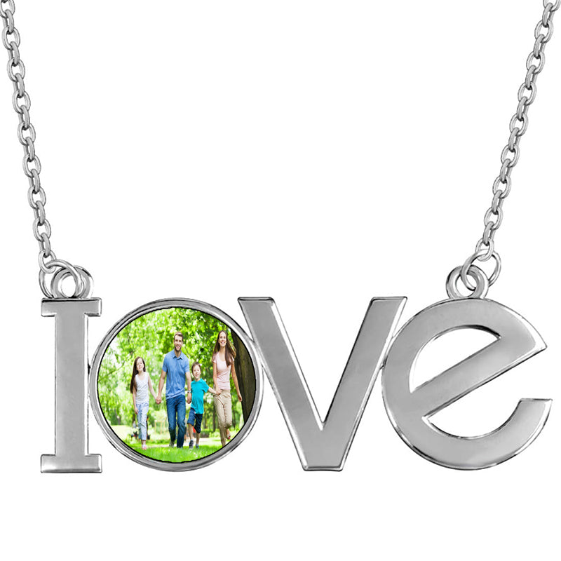 Custom Message Necklace, Handwriting Necklace, Engraved Heart Necklace, Personalized Text Necklace, Minimalist Jewelry, Christmas Gift Idea