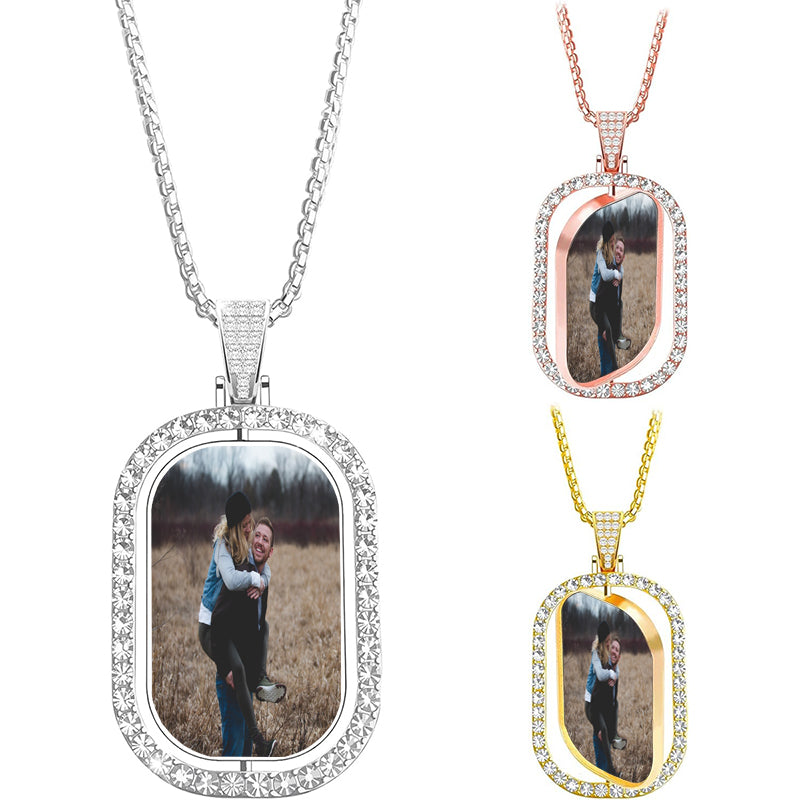 Personalized Birthstone Heart Necklace: Engraved Jewelry