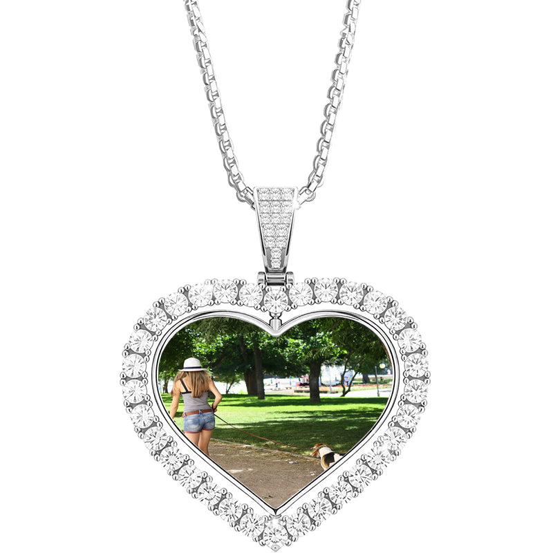 Personalized Photo Necklace for Women - Birthday, Valentine's Everyday & Party Durable Chain Keepsake Present, Necklace, Classic Pendant Design