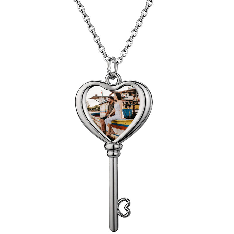 Daddys Girl Sterling Silver Necklace: Hand Stamped Heart Charm