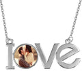 Personalized Photo Necklace: Two-Sided Pendant, Memorial Gift, Keepsake Jewelry