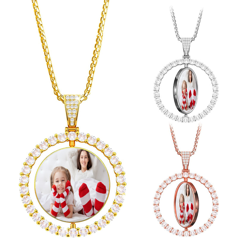 Medical Alert Necklace for Men Women - Stainless Steel ID Necklace With Engraved QR Code - Custom Online Emergency Info With More Space