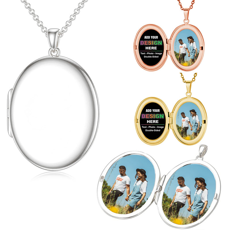 Flower Pendant Necklace, Personalized Floral Necklace, Custom Flowers Pendant, Tiny Initial Tags | Fill, Sterling Silver | LN227