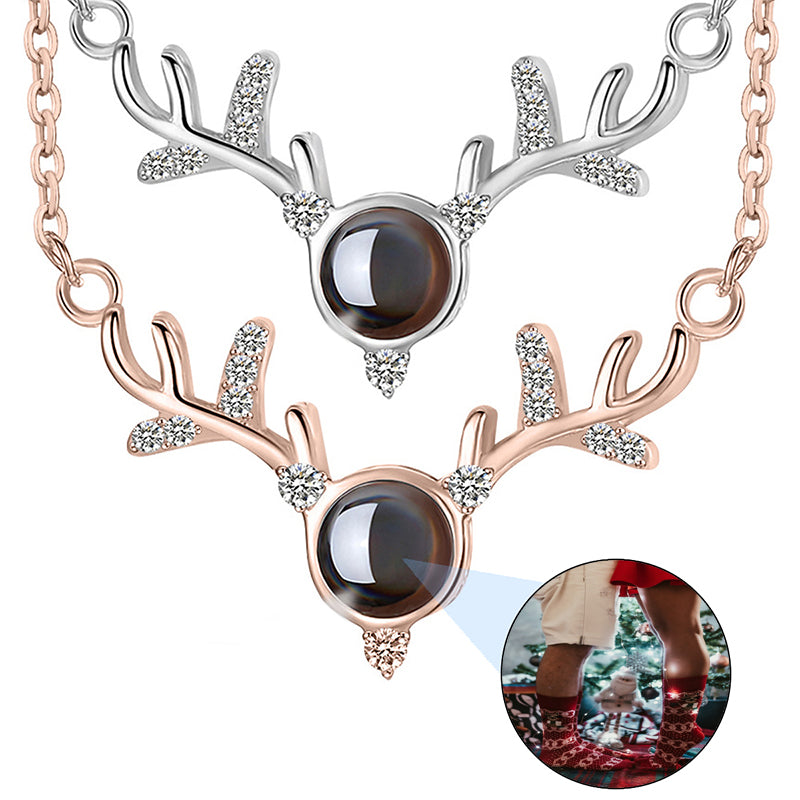 Custom Round Projection Image Necklace, Pendant Photo Necklace, Round Projection Necklace, Projection Necklace, Gift For Her