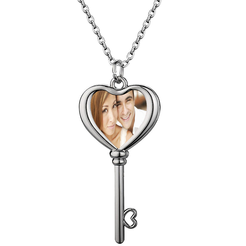 His Crazy Her Weirdo,Custom Puzzle Chain Necklace,Personalized Text/Name Plated Necklace,Gift for men women couple,Valentine's Day Gift