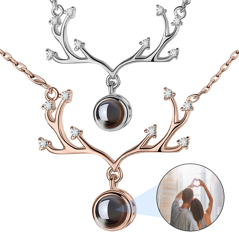 Personalized Photo Projection Necklace, Horse Lover Gift, Horse Necklace, Photo Necklace, Custom Projection Necklace, Horse Memorial Gift