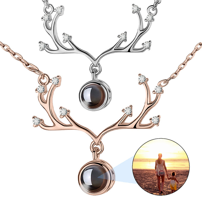 Mother Father and 1/2/3 Daughters/Son Necklace 925 Sterling Silver Plated Mother's Day Jewelry Gift for Women