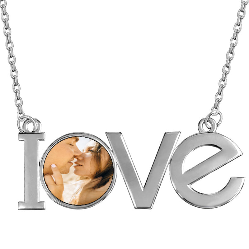 Charm Silver Necklace Old English Pendant Name Necklace Jewelry Gifts for Women Vanessa