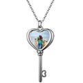 Custom Heart Puzzle Name Necklace, Stainless Steel Pendants