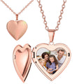Personalized .925 Sterling Silver Heart Locket Charm Necklace for Little Girls, Kids, Teens or Women with FREE Engraving, Granddaughter Gift