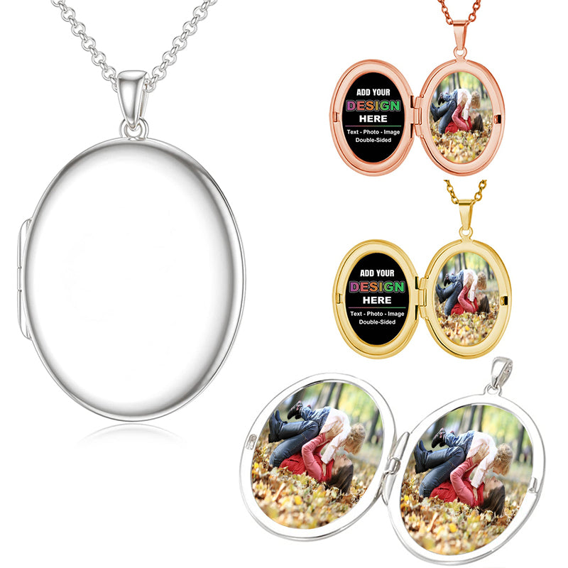 Heart Locket Necklace Hinged Locket for Picture Memorial Best Gift For Birthday WATERPROOF Dainty Twist Pearl Chain Personalized Gifts