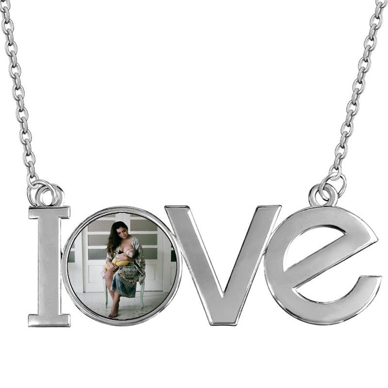 Personalized Initial Name Necklace ? Birthday gift for Her ? Minimalist ? Custom Letter Necklace ? Gift for Mom ? Space Letter Necklace