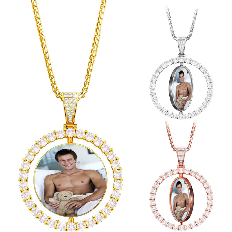 Engraved Map Necklace, Personalized Long Distance Jewelry for Couples, Custom Gift for Girlfriend, Friendship Necklace for Her, Graduation Gift ¨C 8N-MAP