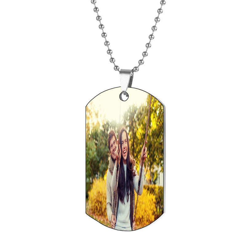 Heart Name Necklace Personalized, Custom Name in Elegant Script,Stainless Steel Chain Necklace,Mickey-Style Charm,Cute Gift for Her Birthday