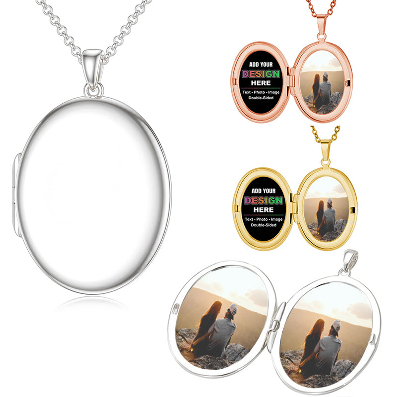 Custom Photo Projection Necklace: Personalized Memorial Gift