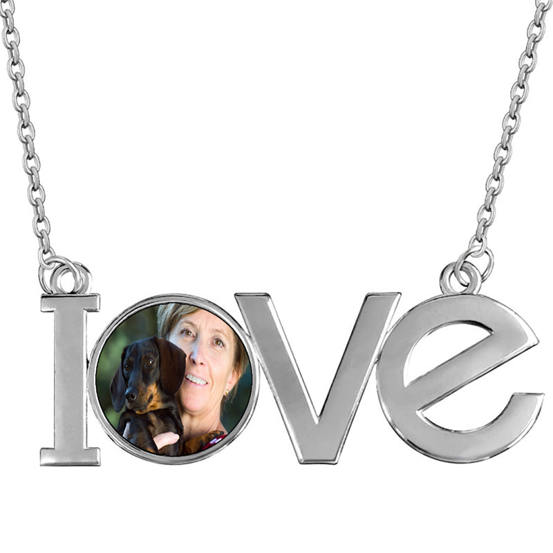 Personalized Dog Necklace with Name 20mm Chunky Beads Custom Beaded Dog Collar Necklace Glam Pet Jewelry Photo Prop Dog Birthday Gift