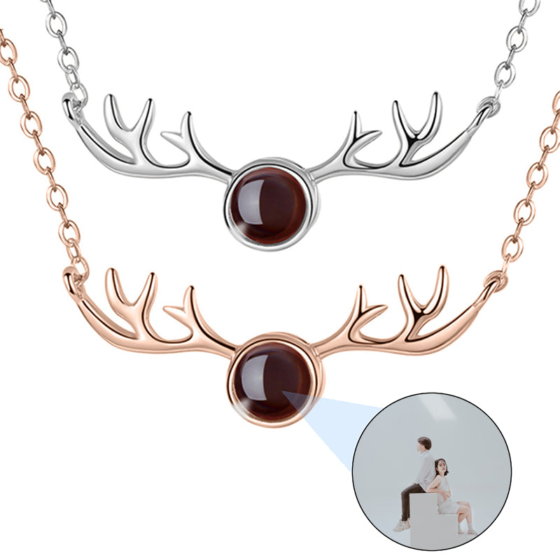 Custom Heart Photo Projection Necklace, Personalized Photo Necklace, Memorial Picture Gift, Christmas Gift for Her, Best Friend Gift