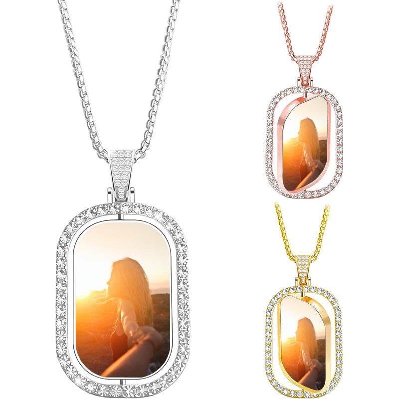 Engraved Inner Circle Necklace | Unique Hidden Message Pendant | Personalized Engraved Jewelry for New Mom | Unique Anniversary Gift