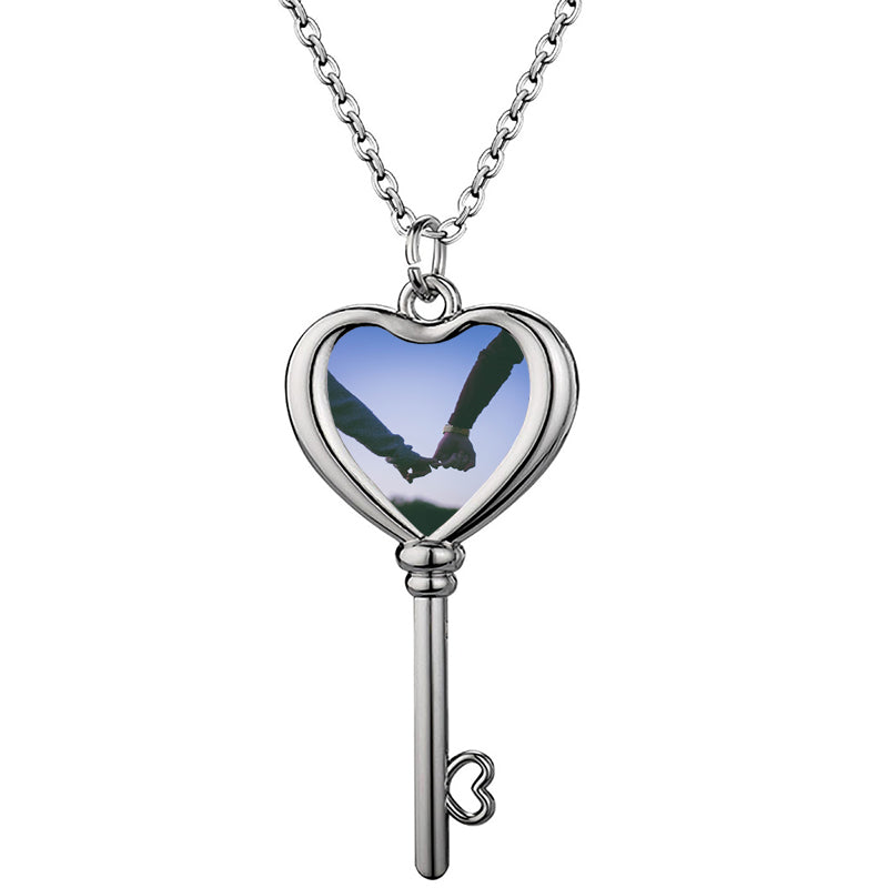 Custom Photo Butterfly Locket Necklace, Colorful Flowers Necklace, Dainty Hollow Locket, Christmas Gift, Christmas Jewelry, Gift for Her