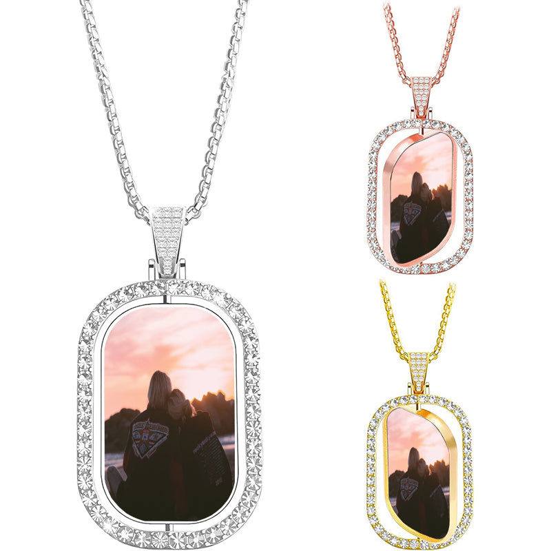 Custom Name Necklace Personalized with Heart 2 Names Initial Nameplate Necklaces Gifts for Womens