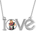 Personalized 'Letter to Mom' Book Necklace: Stainless Steel Mini Pendant