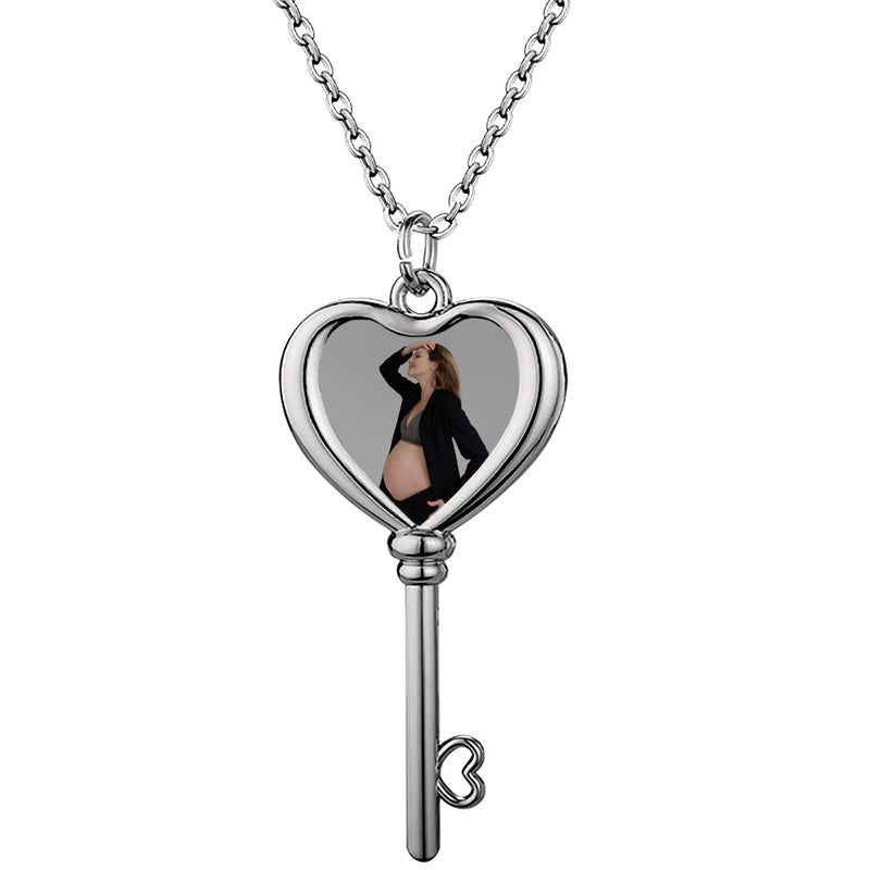 Moon Cycle necklace ¨C Personalized | 8 Phases + Back Engraving (text or date)