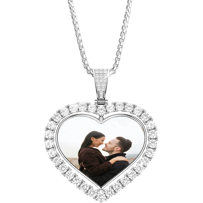 Engraved Photo Dog Tag | Personalized Stainless Steel Jewelry Pendant with Necklace | Your Lovely Animal Pet Tag