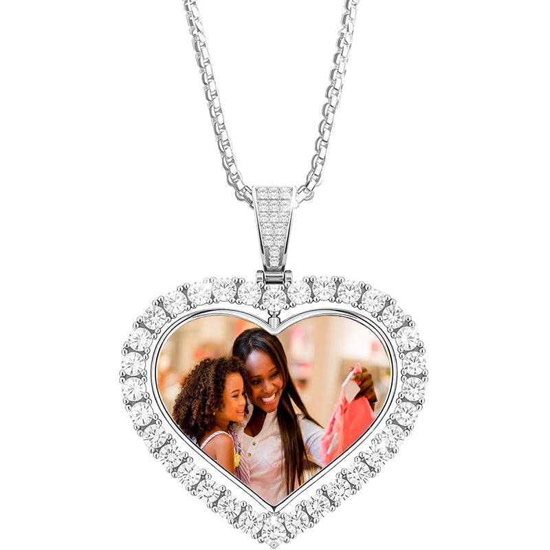 Personalized Real Daisy Flower Necklace - Stainless Steel - Engraved with Custom Text, Initials, Dates Real Mini Flower in Resin, 18" Chain