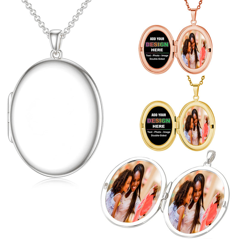 Necklace With Your Photo - Picture Necklace, Picture on necklace, Dog tag necklace with photo, Custom Photo Necklace.