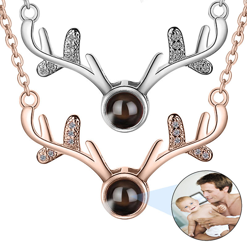 Personalized Heart Fingerprint Photo Picture Text Engraving Custom Dog Tag Urn Memorial Pendant Necklace for Ashes Cremation Necklace 21''