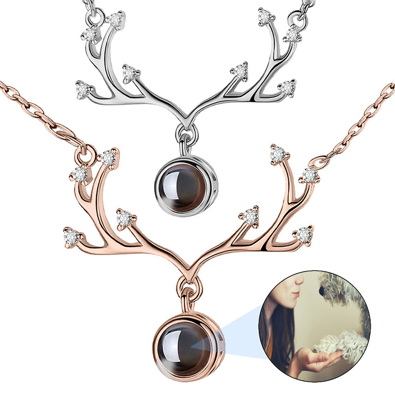 Monogram Letter Initial U with cz stones charm sterling silver necklace, personalized necklace