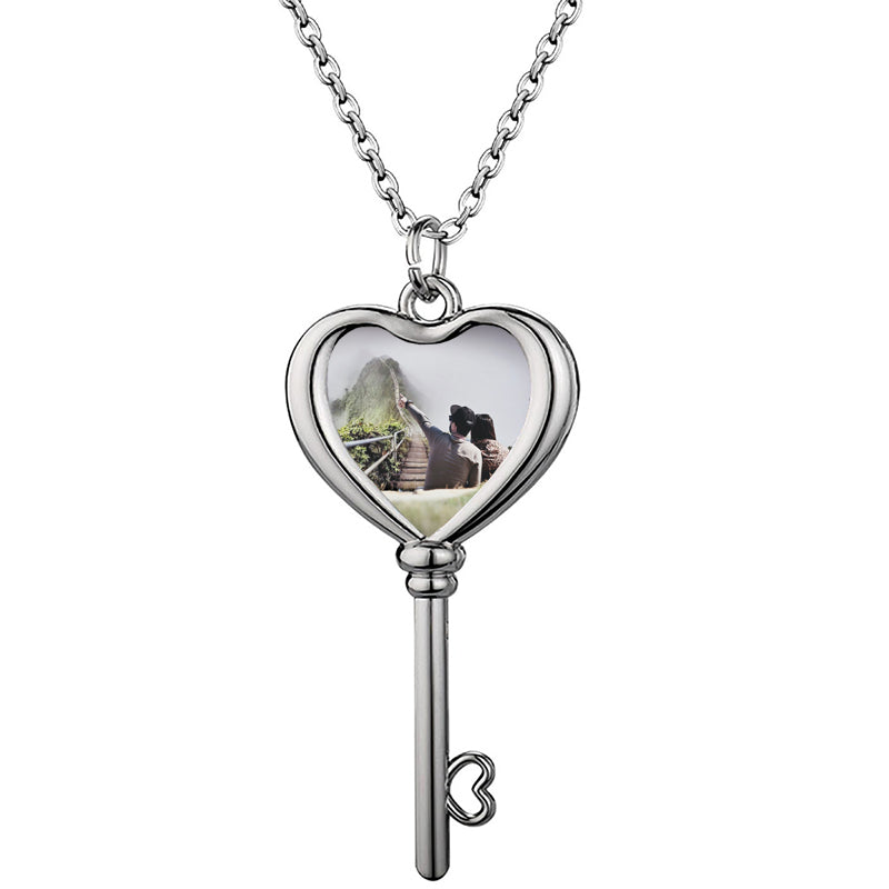 Handwriting Note Heart Locket, Minimalist Personalized Gifts, Engraved Locket?With Photo, Bridesmaid Gifts