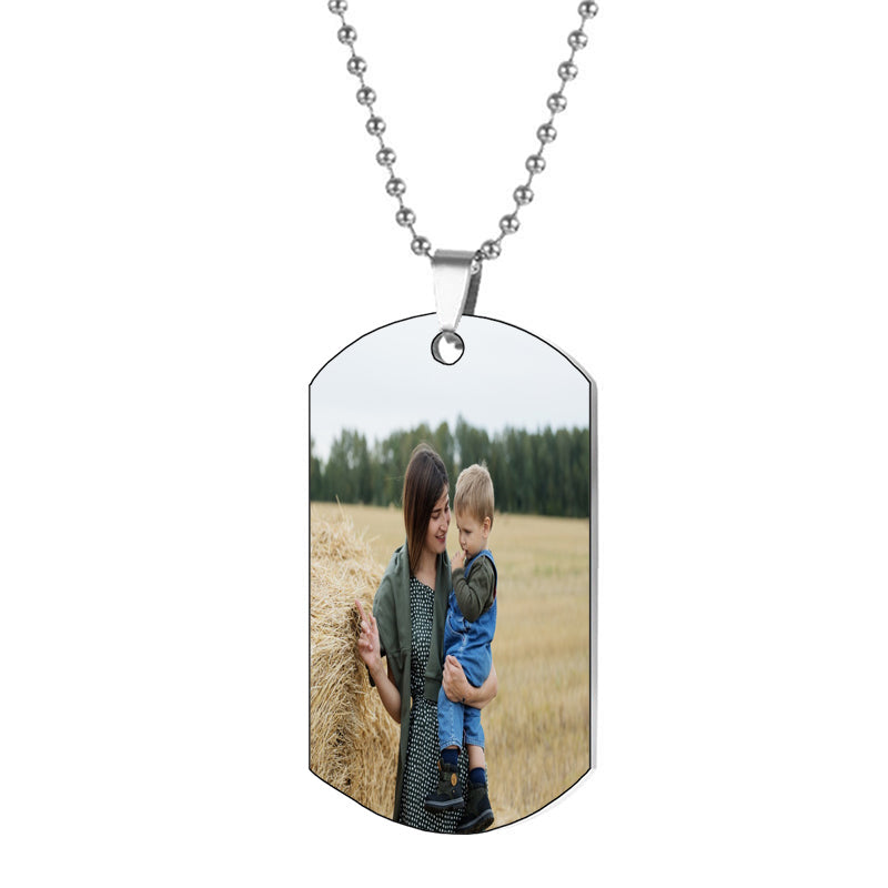 Custom Fingerprint Locket Necklace with Photo, Thumbprint Engraved Locket, Handwriting Locket Necklace, Christmas Memorial Gifts for Mom