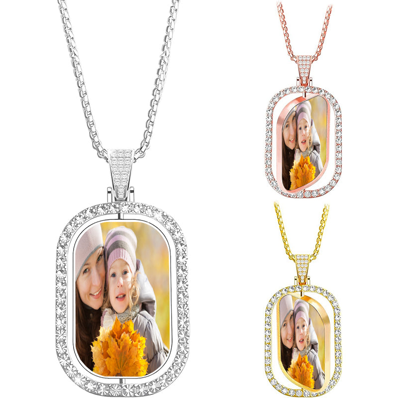 Personalized Heart Locket Necklace, Engraved Heart Locket Necklace with Photo, Memorial Jewelry for Mom, Gift for Her, Mothers Day gifts