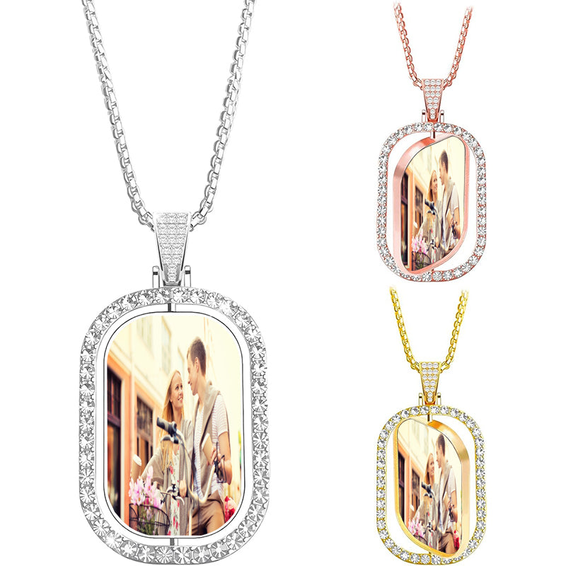 Custom Diamond Name Necklace: Personalized Script Bling Jewelry